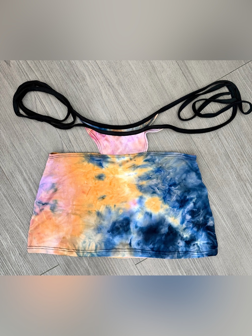 ONE BY ONE Tie Dye Crop Top